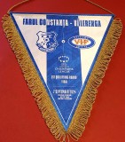 Fanion (protocol-oficial) meci fotbal FARUL CONSTANTA-VALERENGA(CL-FEMININ 2024)