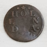 REPUBLICA OLANDEZĂ - 1 DUIT - 1766 - starea care se vede (M10)