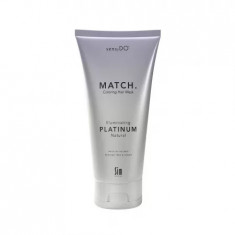 Masca pentru par coloranta tratament cu Keraguard Match Illuminating Platinum Natural, 200ml, Sensido