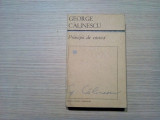 GEORGE CALINESCU - Principii de Estetica -1968, 408 p.