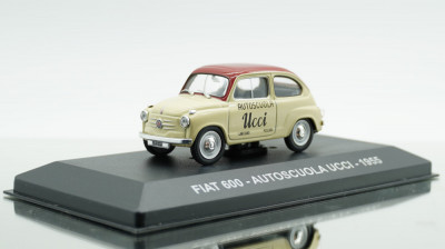 Fiat 600 - Autoscuola Ucci - Eaglemoss 1/43 foto