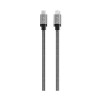 Cablu Date si Incarcare USB Type-C la Lightning Goui Metallic, 1 m, Gri G-METALLICC94S
