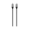 Cablu Date si Incarcare USB Type-C la Lightning Goui Metallic, 1 m, Gri G-METALLICC94S