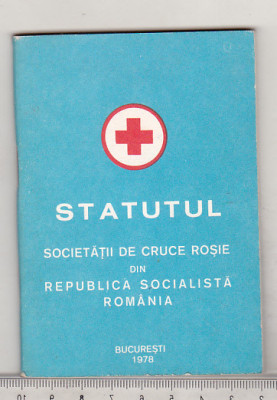 bnk div Statutul Societatii de Cruce Rosie din RSR 1978 foto