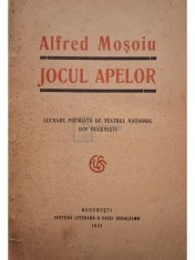 Alfred Mosoiu - Jocul apelor (Editia: 1921) foto