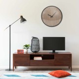 Cumpara ieftin Ceas de perete, maro, 42 cm, MDF și metal