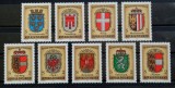 BC158, Austria 1976, serie insemne heraldice