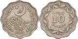 Pakistan 1965 - 10 paisa, circulata