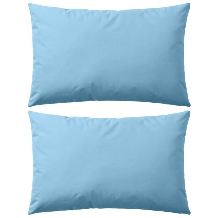 vidaXL Perne de exterior, 2 buc., albastru deschis, 60 x 40 cm 132300