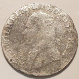 Germania Prusia 3 groschen 1802 argint William lll, Europa