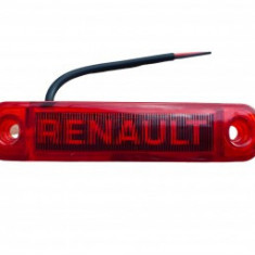 Lampa de gabarit cu LOGO Renault Rosie 12v-24v