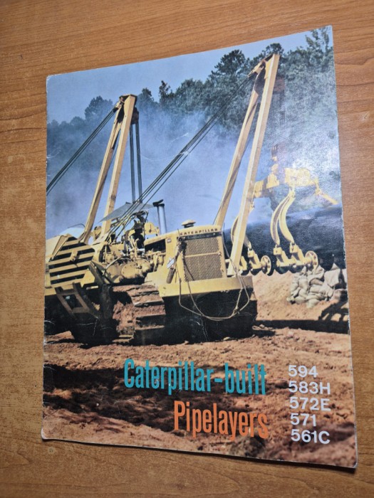 revista caterpillar - in limba egleza - din anii 70 - 80