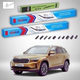 Cumpara ieftin Ștergătoare Skoda Kodiaq II PS7 2024-prezent | Set Față și Spate &ndash; TeamCar&reg;