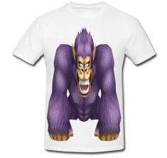 Tricou &amp;quot; Maimuta pe mov &amp;quot; foto