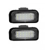 Set 2 Lampi Numar Inmatriculare LED pentru Mercedes C Class W203 4D, E Class W211, CLS Class W219 Canbus, fara eroare de bec ars AutoREY&reg;