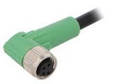 Cablu de Conectare M8 PIN 4 Unghi 3m 30VAC 4A PVC