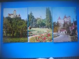HOPCT LOT 3388 -3 CARTI POSTALE-CASTELUL BRAN-JUD BRASOV-CIRCULATE, Circulata, Printata