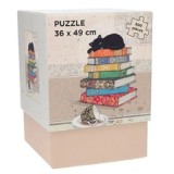 Puzzle 500 piese Bug Art Chaton Livres, Kiub