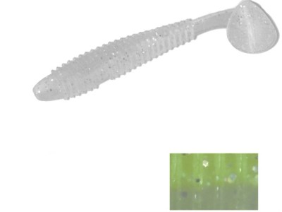 VIBER SHAD COLMIC 3.8&amp;quot; 9.7cm GHOST CHARTREUSE foto