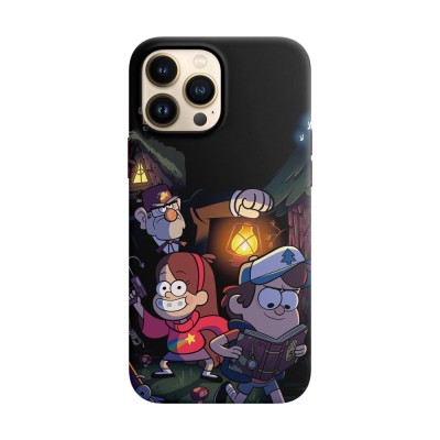 Husa compatibila cu Apple iPhone 13 Mini model Gravity Falls, Silicon, TPU, Viceversa foto