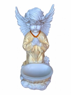 Statueta decorativa, Inger, Auriu, 35 cm, DVAN0028-11P foto