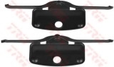 Set accesorii, placute frana BMW Seria 3 Cupe (E92) (2006 - 2013) TRW PFK491