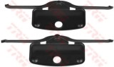 Set accesorii, placute frana BMW Seria 3 Cabriolet (E93) (2006 - 2013) TRW PFK491