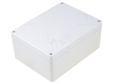 Carcasă universală ABS gri IP65 125x165x75mm
