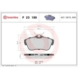 Placute frana Fiat Scudo Box (270 272) 01.07-03.16, Scudo Bus (270 272) 01.07-03.16, Spate, BREMBO