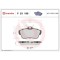 Placute frana Fiat Scudo Box (270 272) 01.07-03.16, Scudo Bus (270 272) 01.07-03.16, Spate, BREMBO