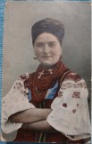 Carte postala, Poloneza in costum traditional, 1925