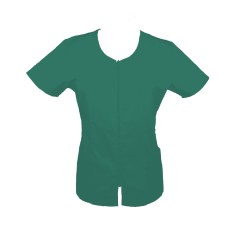 Halat Medical Pe Stil, Turcoaz inchis cu Fermoar, Model Ana - XS