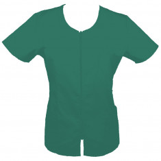 Halat Medical Pe Stil, Turcoaz inchis cu Fermoar, Model Ana - 2XL