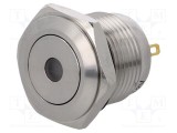 Comutator anti-vandalism ONPOW Poz: 2 SPST-NO 2A/36VDC IP65 &Oslash;16mm