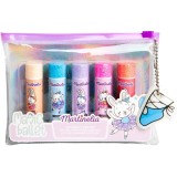 Martinelia Magic Ballet Lip Balm Set set cu luciu de buze cu sac pentru copii 5x3.6 g