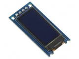 Afișaj OLED Grafic 0.96 Inch 64x128 Alb 4 Pin