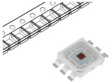 LED putere roşie SMD 3W, 700mA, 120&deg; - OPTOSUPPLY