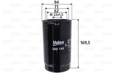 VALEO 586149 Filtru ulei foto