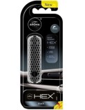 Odorizant auto Aroma Car Fancy Shapes Polymer Hex Black