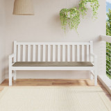Gossi perna de banca de gradina gri taupe, 180x50x3 cm, textil oxford