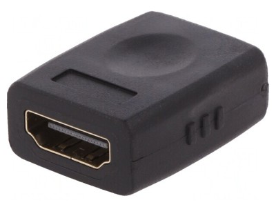 Adaptor HDMI Negru Soclu-Dubla Parte foto