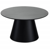 Round Coffee Table Tango &oslash;80x40 Dark Grey