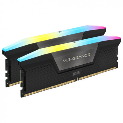 Memorie RAM Corsair Vengeance RGB 32GB DDR5 7200MHz CL34 Kit of 2 foto