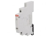 Lampă de control LED pentru şină DIN 9mm 115-250V