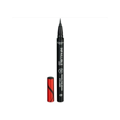 L&amp;#039;Or&amp;eacute;al Infallible Micro Fine Eyeliner de precizie cu v&amp;acirc;rf ultra subțire 01 Obsidian Black foto