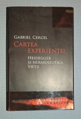 GABRIEL CERCEL&nbsp;-&nbsp;CARTEA EXPERIENTEI * HEIDEGGER SI HERMENEUTICA VIETII