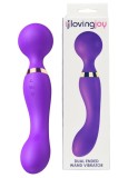 Aparat Masaj Loving Joy Dual Ended Wand -20 Viteze, 8 Vibratii - Violet