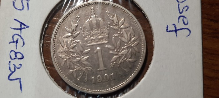 AUSTRIA 1 CORONA 1901
