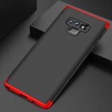 Husa Samsung Galaxy S10 Elegance Luxury 360 3in1 Neagra cu Rosu Carcasa Protectie Telefon Anti-soc