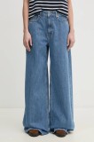 Pepe Jeans jeansi WIDE LEG JEANS UHW JAIMY femei, PL204740ID1